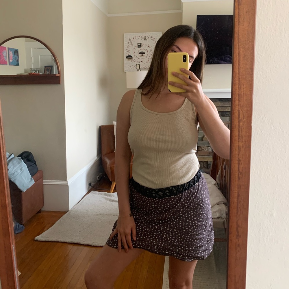 Cream Tank Top